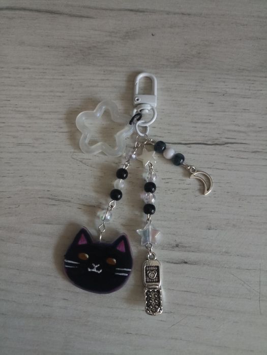 Jujutsu Kaisen matching keychain set- Gojo & Geto kitty keychains