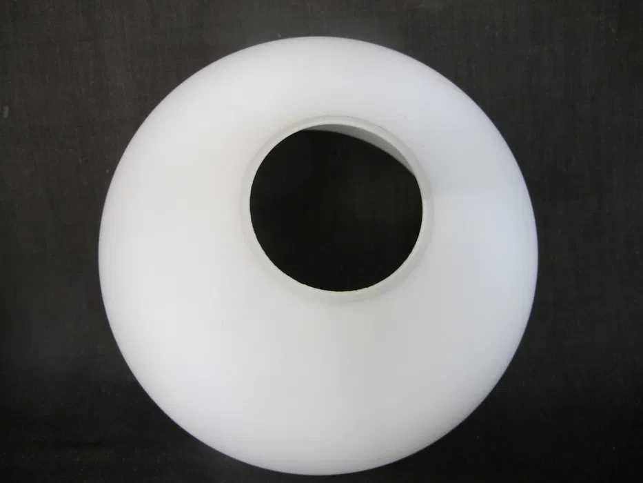 Szklany klosz_BERET_żyrandol_ kinkiet_BIAŁY MAT_195 x 52 mm