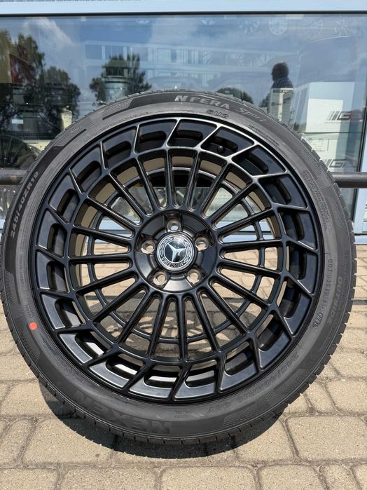 Nowe koła Mercedes 19 cali klasa E 214 S 222 czarne ramienne