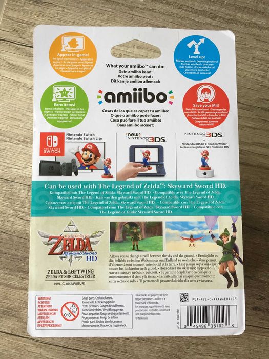 Nintendo Amiibo Zelda & Loftwing RARO Amiibo The Legend of Zelda