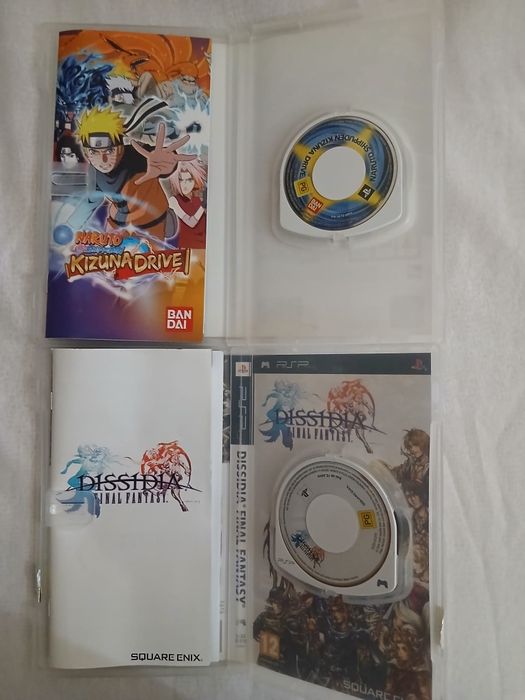 Naruto Kizuna Drive + Dissidia Final Fantasy PSP Completo