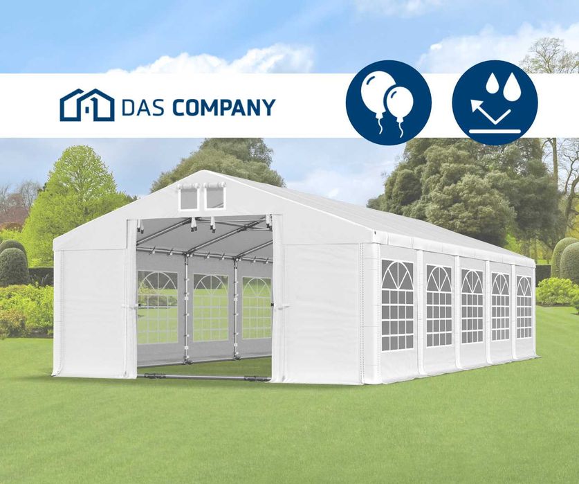 Namiot do Ogrodu 6x10x2m Namiot imprezowy Namiot Handlowy DAS ISD S+