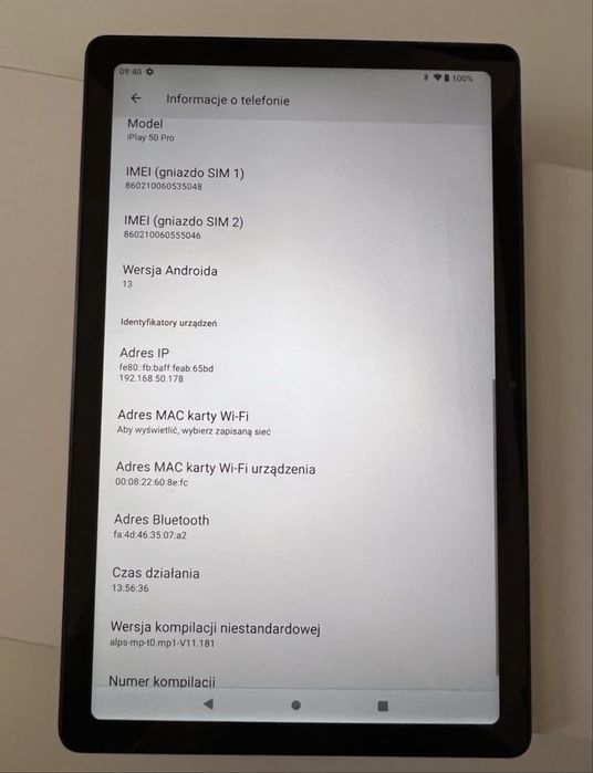 Tablet Alldocube iPlay