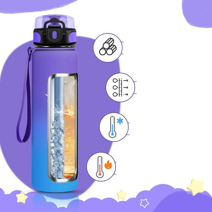KollyKolla Butelka Termiczna na wodę  stal nierdzewna bez BPA 500 ml