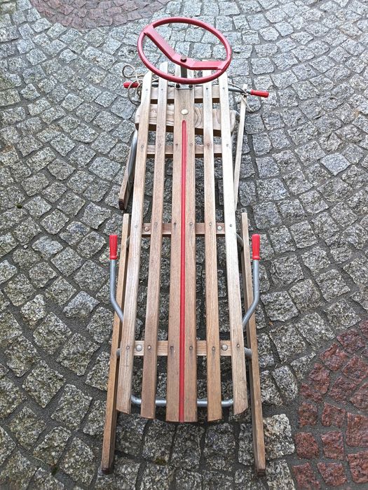 Sanki drewniane duże XXL