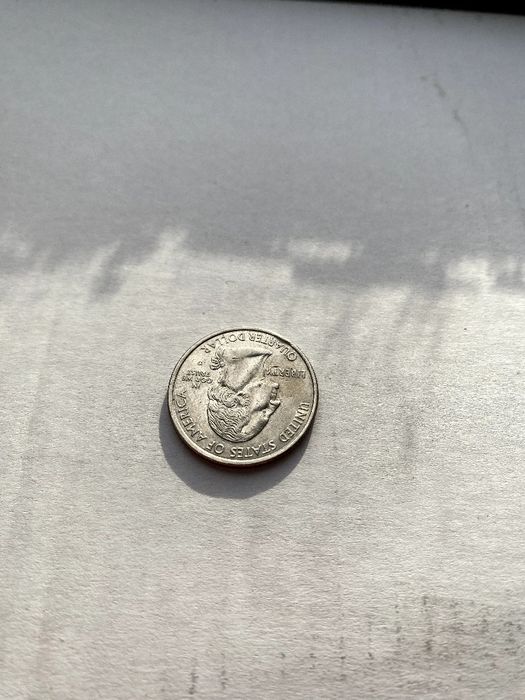 Монета Liberty quarter dollar 2001 ПЕРЕВЁРТЫШ