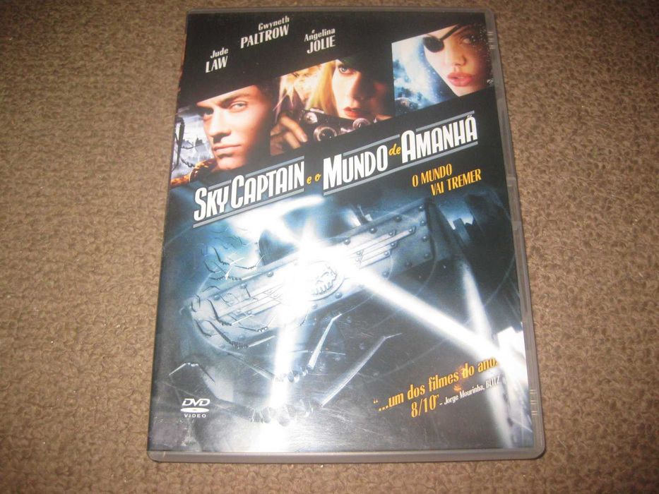 DVD "Sky Captain e o Mundo de Amanhã" com Angelina Jolie