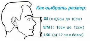 Маска  для подводного плавания снорклинга