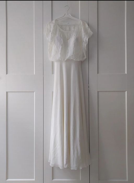 Suknia ślubna kremowa