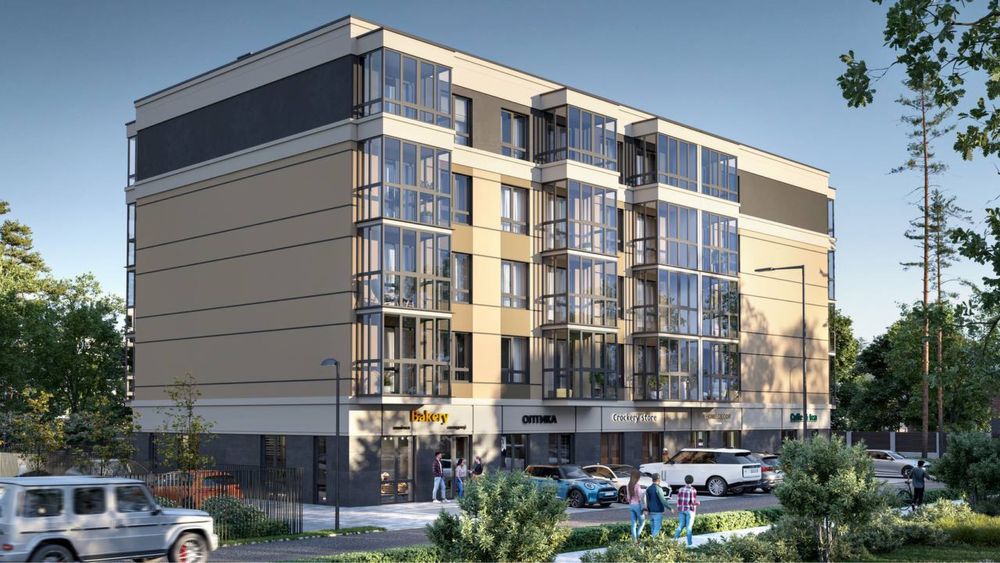 Однокімнатна квартира біля центрального парку