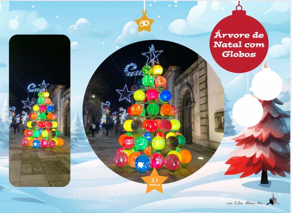 Árvores de Natal Gigantes - Decorações