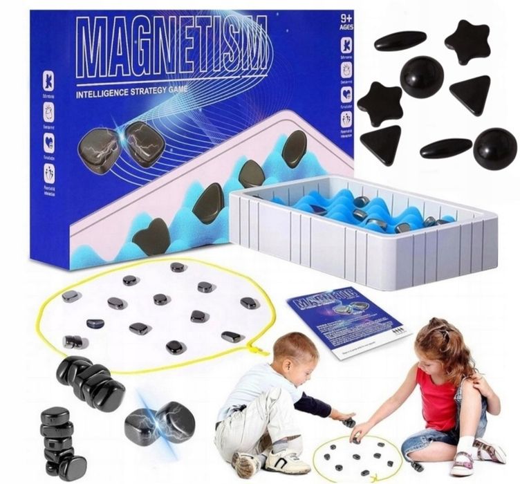 Magnetyczna gra w szachy -planszowa gra strategiczna 20- MAGNESÓW XXXL
