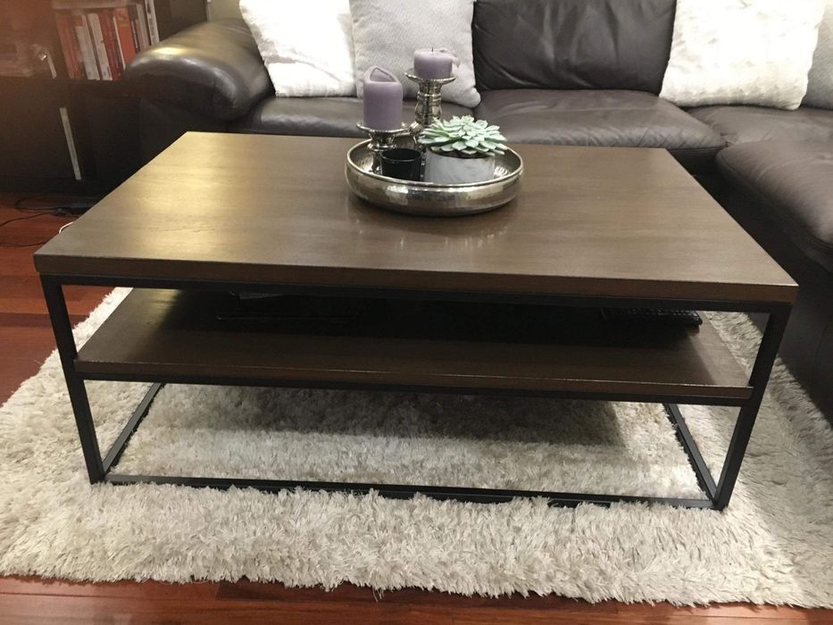 Stolik kawowy, szafka rtv styl loft drewno