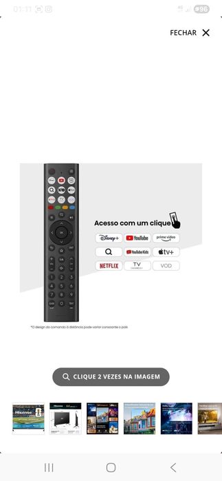 TV Smart HISENSE  40 Polegadas