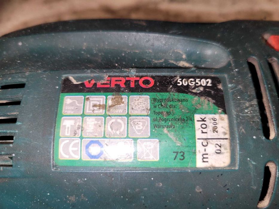 Дрель ударна Verto 50G502 - 500 W Б/у