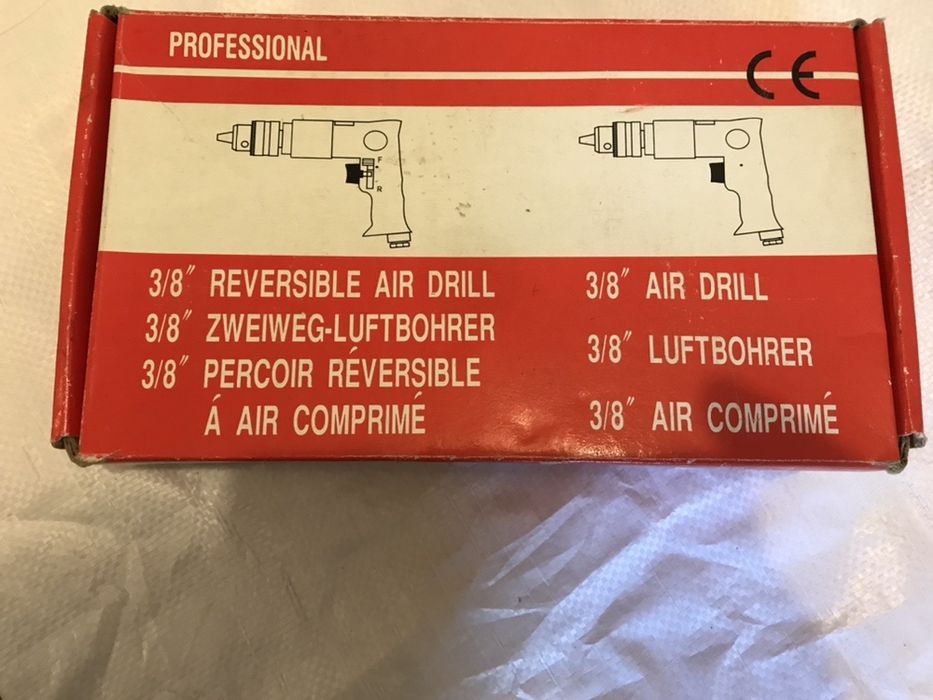 Пневмодрель 1800 об/мин (зажимной патрон)