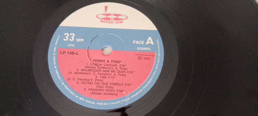 Ferro e Fogo, LP, "Vidas"
