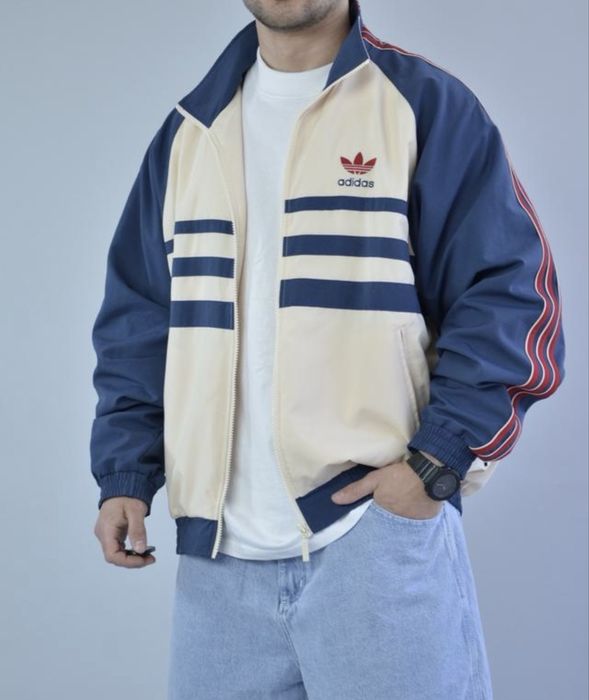 (M) ADIDAS ORIGINALS VINTAGE олимпийка на лампасах олімпійка кофта вітровка ветровка з лампасами