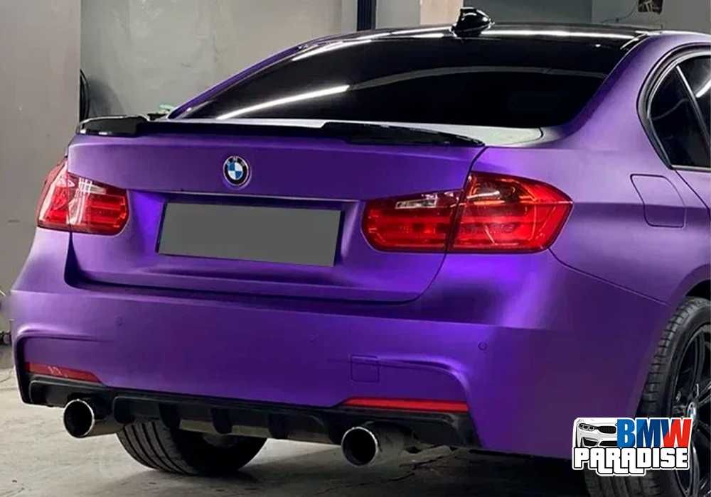 ТОП ЦЕНА! Спойлера BMW F30 F32 F36 M4 Style Черный глянец / Карбон