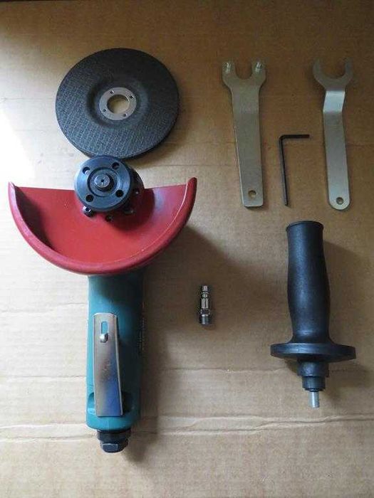 Rebarbadora angular 125mm a ar comprimido Parkside NOVA/ESTREAR!