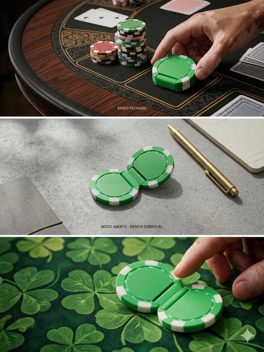 ficha para stresse - jogador de poker