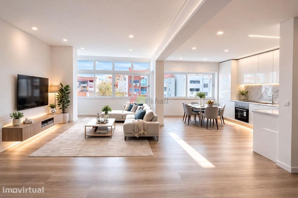 Apartamento T4 totalmente remodelado | Av. Afonso Henriques – Barreiro — Alto Do Seixalinho, Santo André E Verderena, Setúbal