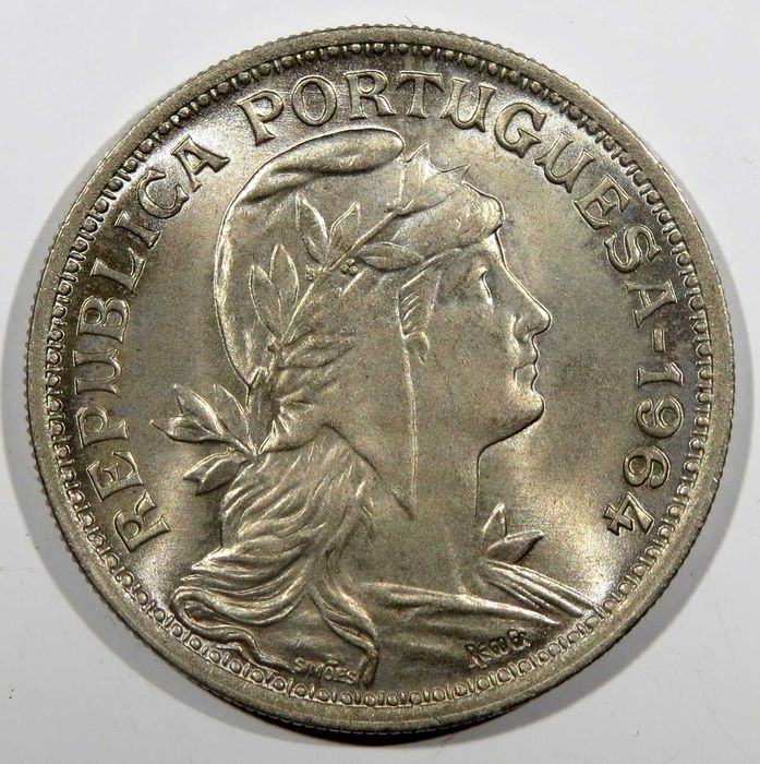 Republica Portuguesa - 50 Centavos 1964 e 1966 2€ cada
