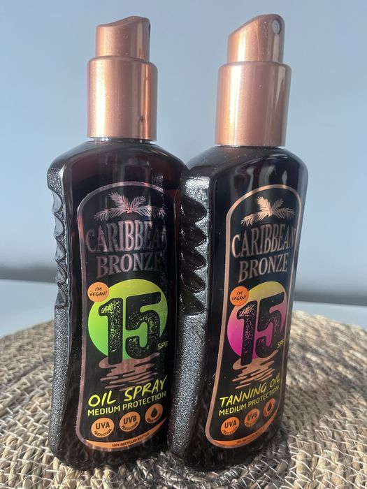 Zestaw olejków do opalania SPF15