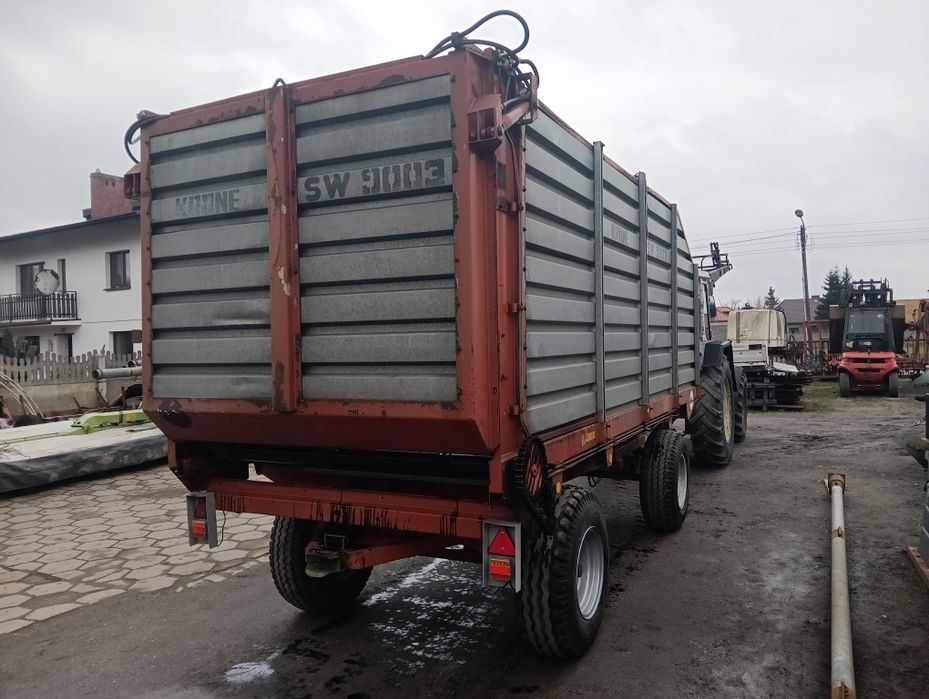 Przyczepa objętościowa krone sw9003 przyczepa do kukurydzy wóz objętoś