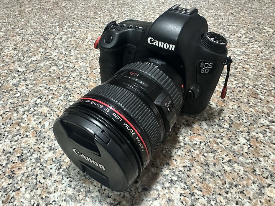 Canon EOS 6D + Lente Canon EF 24–105mm f/4 – Excelente estado