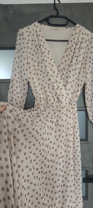 Sukienka w grochy