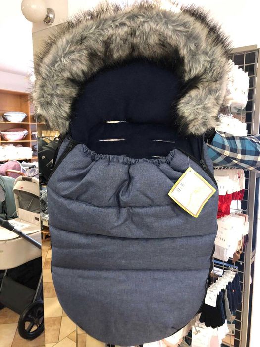 Nowe zimowe śpiworki do gondoli i do spacerówki- długość 100 cm