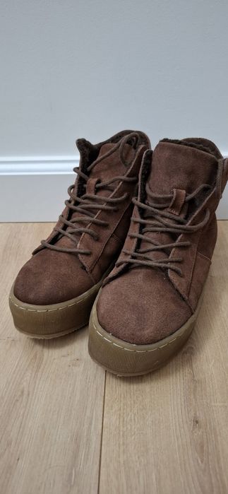 Botki Ferretto rozm.36 zamszowe
