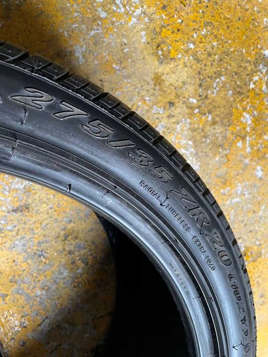275/35 ZR20 Pirelli P Zero, шини бу 2 шт, 6,2 мм