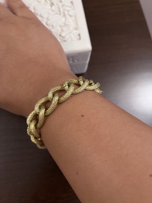 Pulseira dourada Parfois