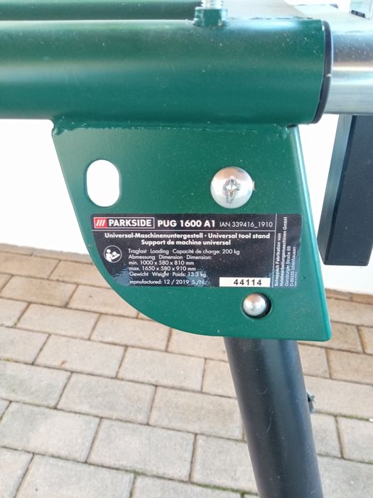 Suporte de máquina universal Parkside (bancada de trabalho).