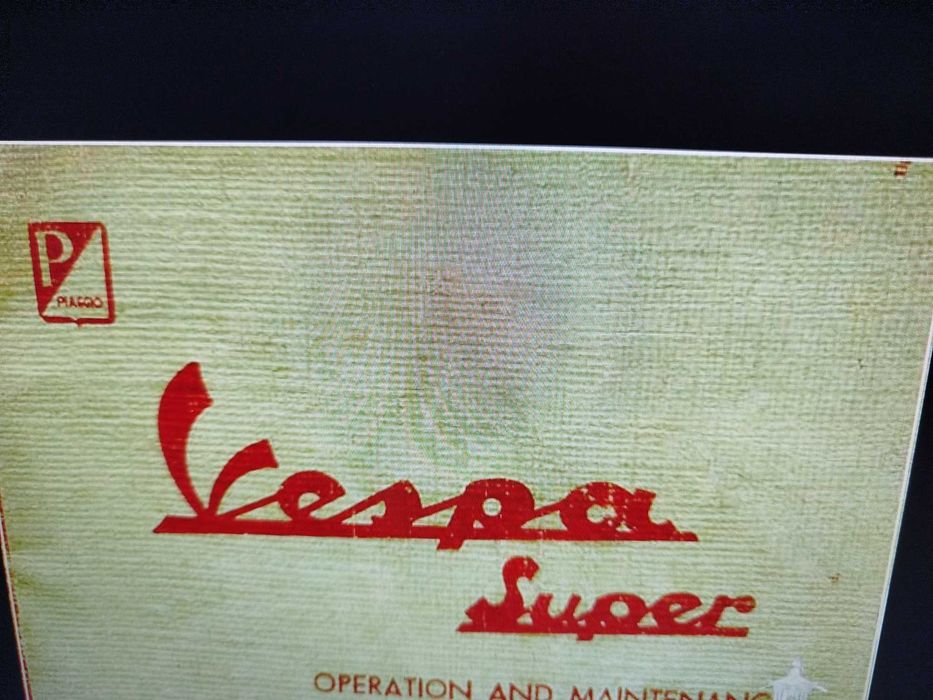 Manual Vespa 50/50s/90 peças/referências