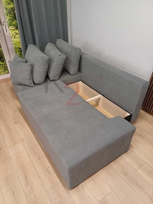 Narożnik Boguś nowoczesna sofa, kanapa rozkładana bonell POD WYMIAR