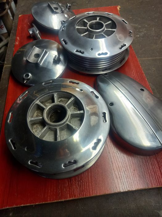 Polerowanie aluminium elementy motocyklowe