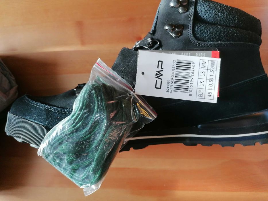 Buty CMP Trekkingi Heka Hiking WP NERO-B.GESSO rozmiar 45 NOWE