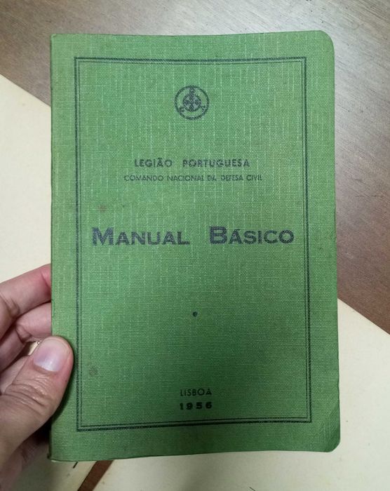Antigos Manuais Defesa Civil do Território Manual Básico anos 50