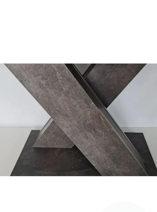 Обідній прямокутний стіл розкладний Dark A 120-160х80 см ательє темний