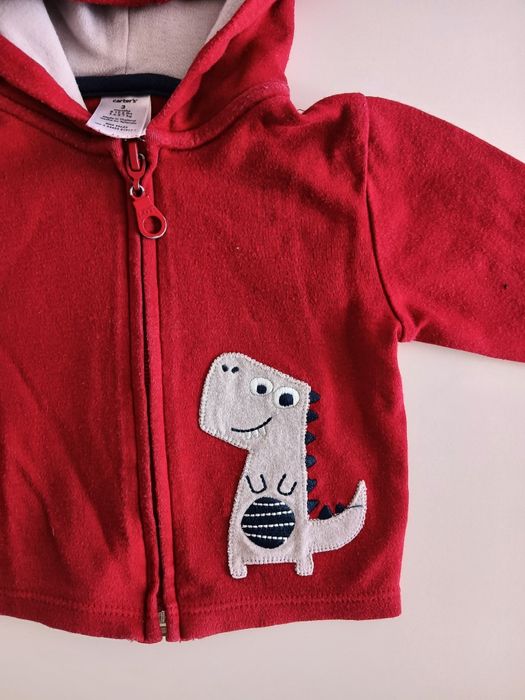 Bluza z kapturem niemowlęca carter's r. 3 m-ce