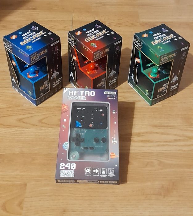 Consolas Retro - Mini Arcade/Portátil (ARTIGOS NOVOS/SELADOS)