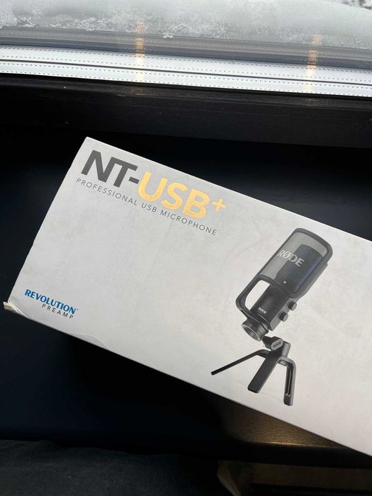 Студійний USB-конденсаторний мікрофон Rode NT-USB+