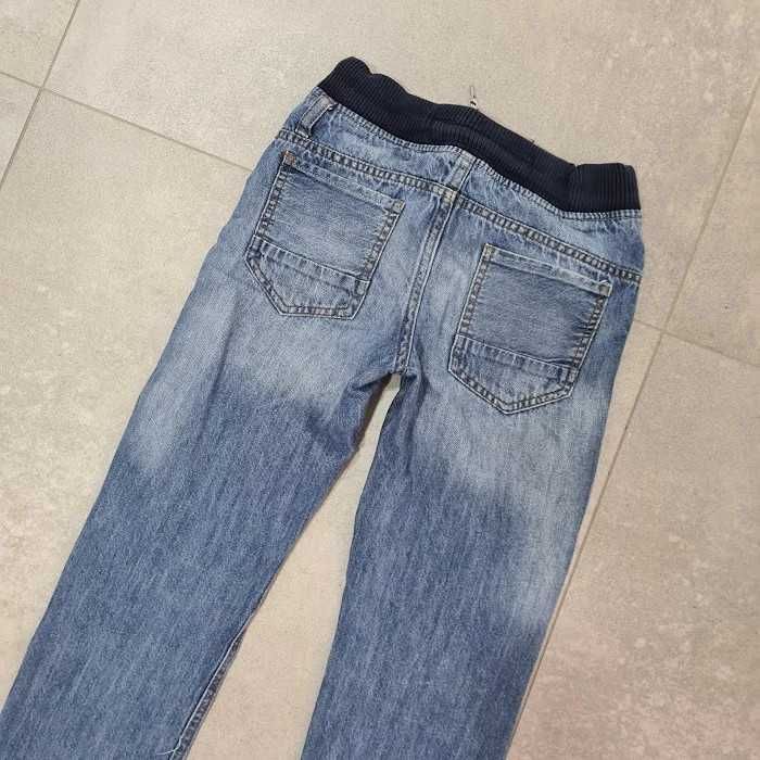 Denim co wycierane jeansy 140