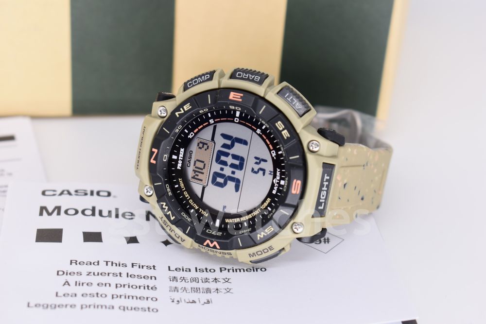 Casio Pro-Trek PRG-340SC-5E NEW ORIGINAL | Tough Solar | Triple-Sensor
