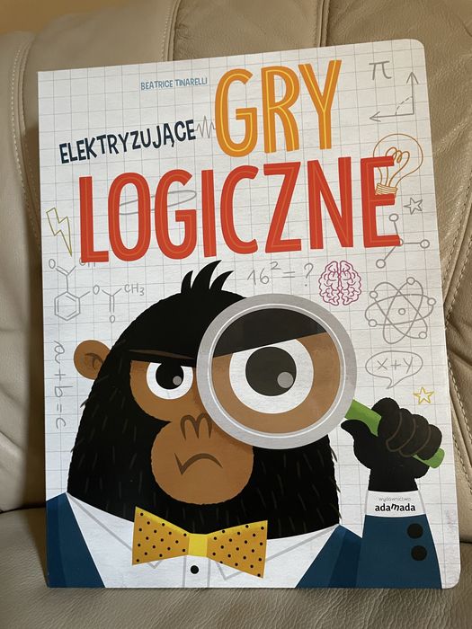 Książka gra elektryzujące gry logiczne dla dzieci
