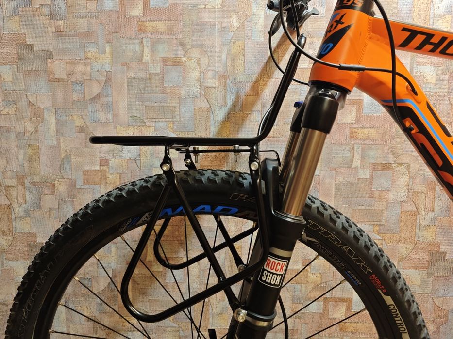 Вело багажник передний,на перед,стальной,до 15 кг