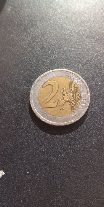 Moeda 2002 França reverso invertido